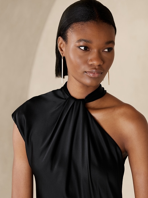 banana republic kaia silk midi dress Kaia Silk Midi Dress