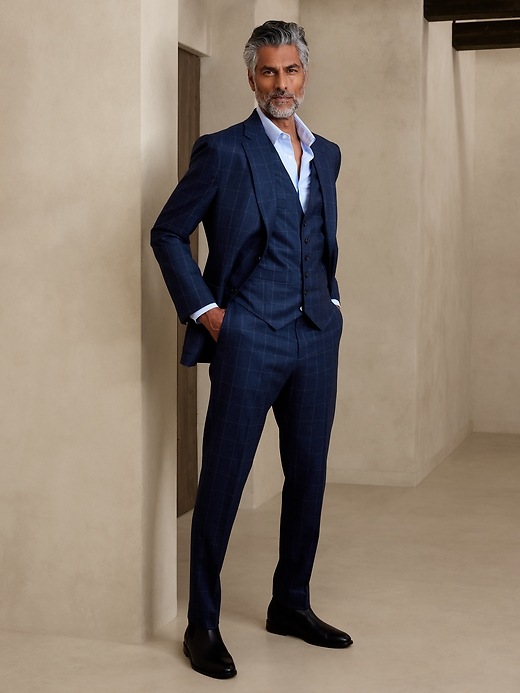 Perfect Italian Flannel Suit Pant | Banana Republic