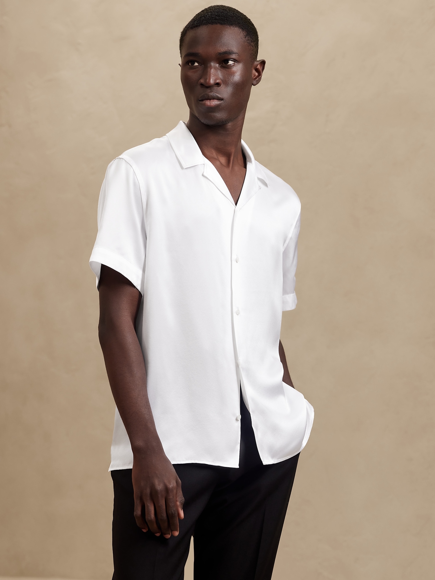 Bananarepublic Lyam Silk Resort Shirt