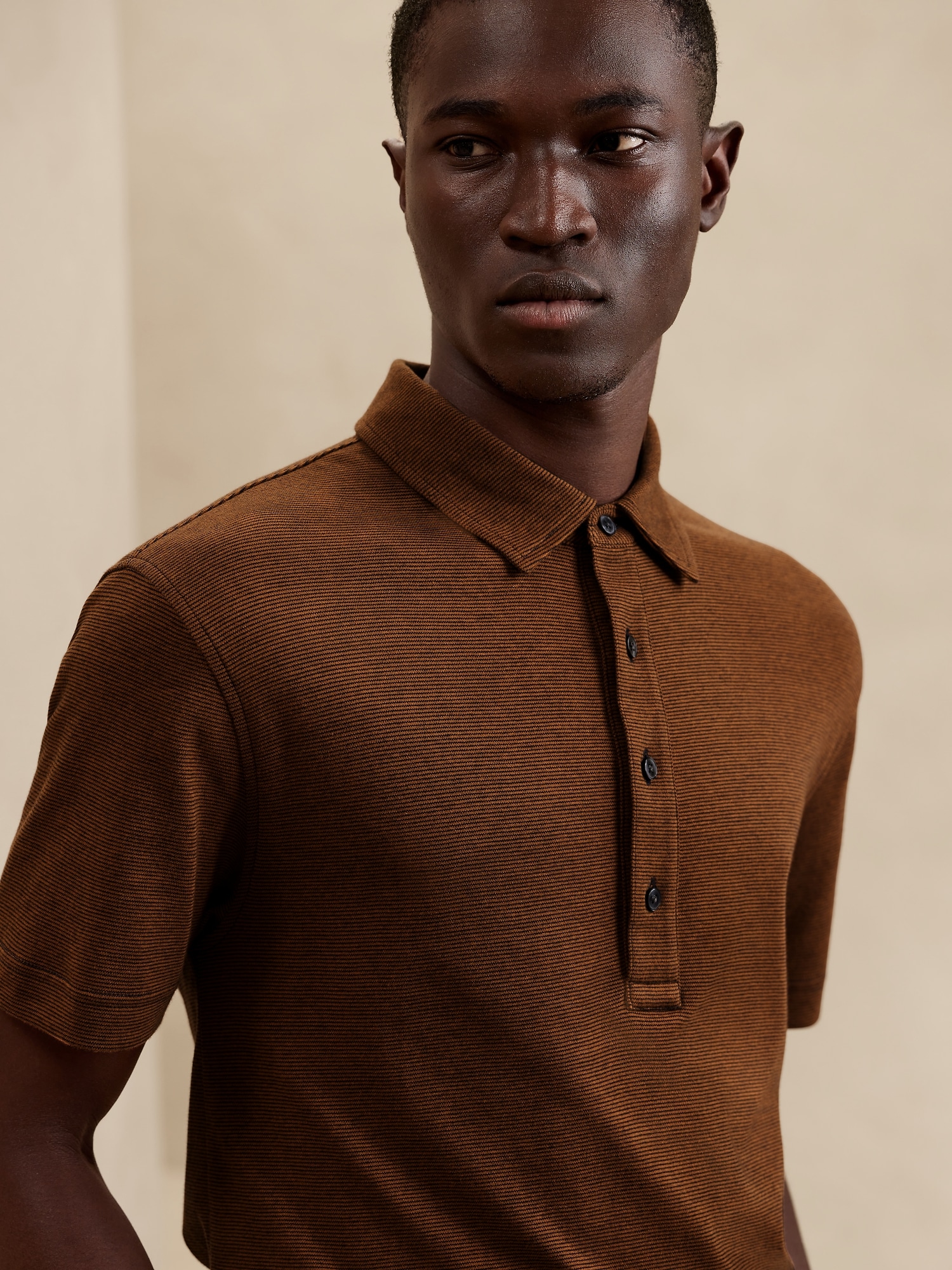 The Luxe Knit Polo Shirt