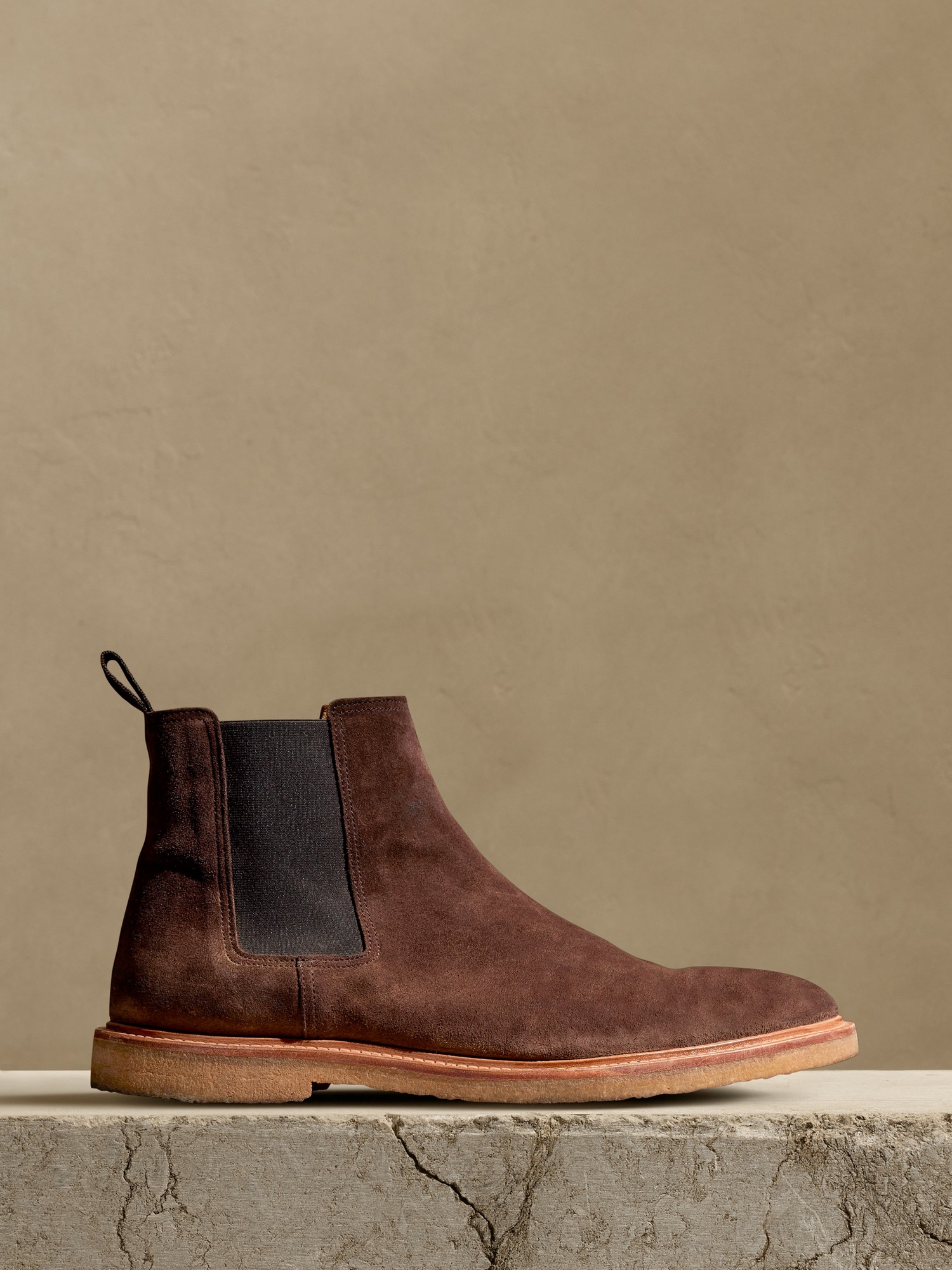 Tanner Suede Boot With Crepe Sole Banana Republic