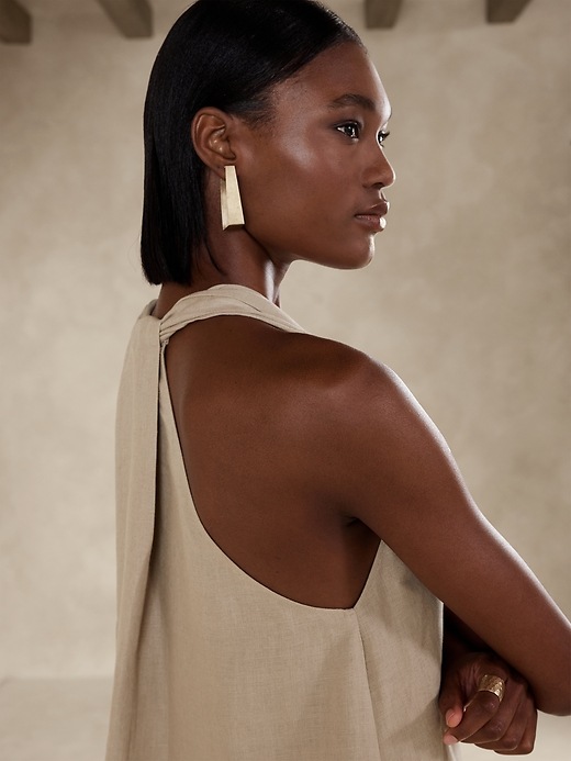 Pauline Linen Midi Dress | Banana Republic Pauline Linen Midi Dress | Banana Republic
