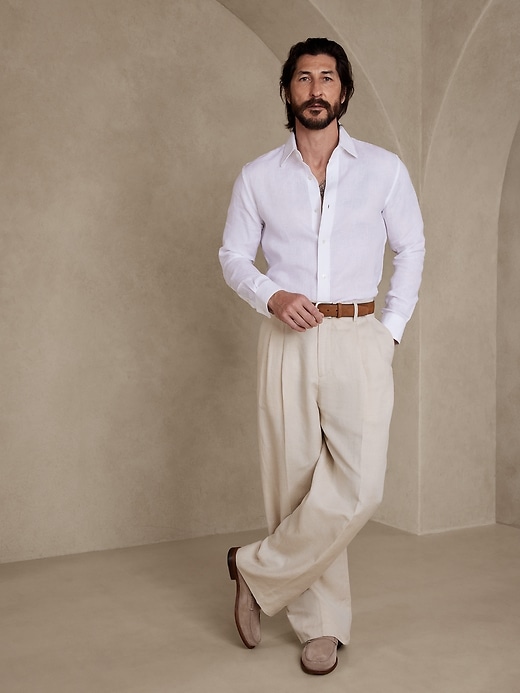 Sirolo Linen-Blend Suit Pant | Banana Republic