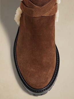 Atwell shearling quilted store boots