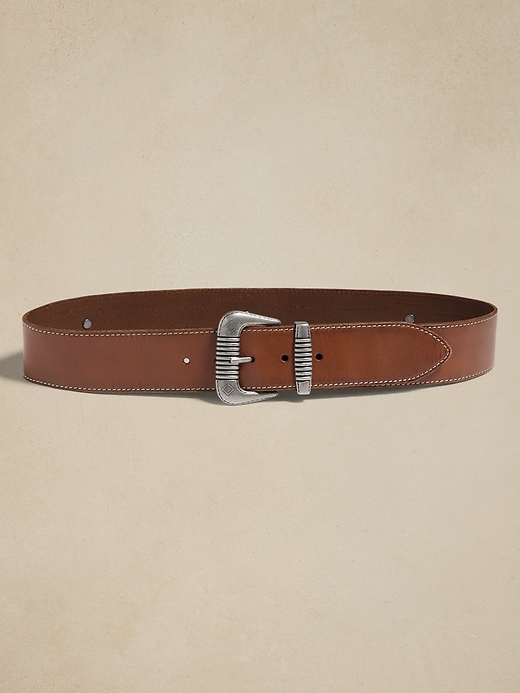 Banana Republic Heritage Etched Buckle Waist Belt Large Banana Republic Women main image 3