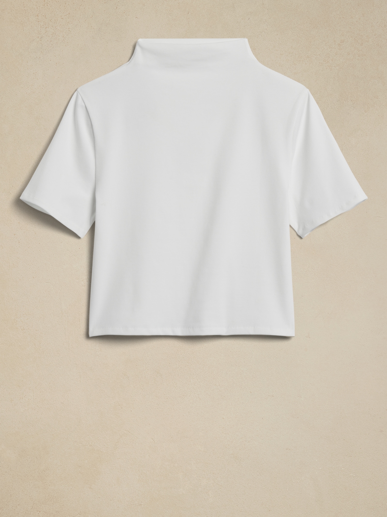Refined Cotton Cropped Top