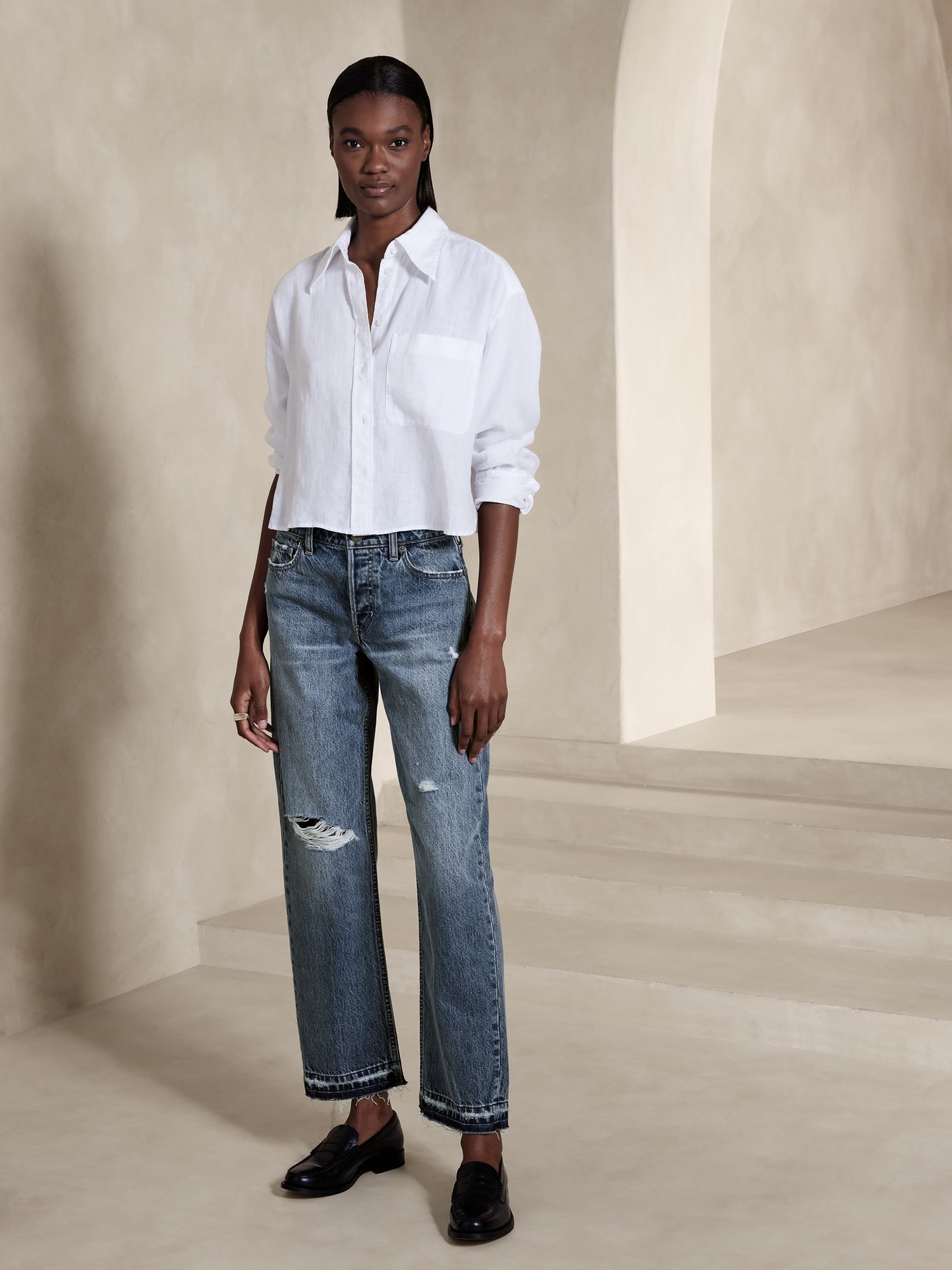 The Slouchy Straight Jean
