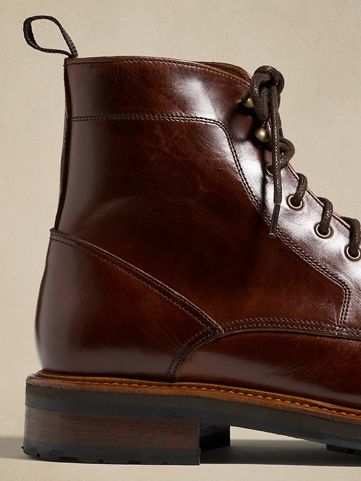 Jaxon Leather Boot | Banana Republic
