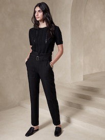 The Petite Barrel Pant, Banana Republic