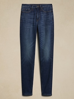 Banana Republic High-Rise Skinny Jean Black