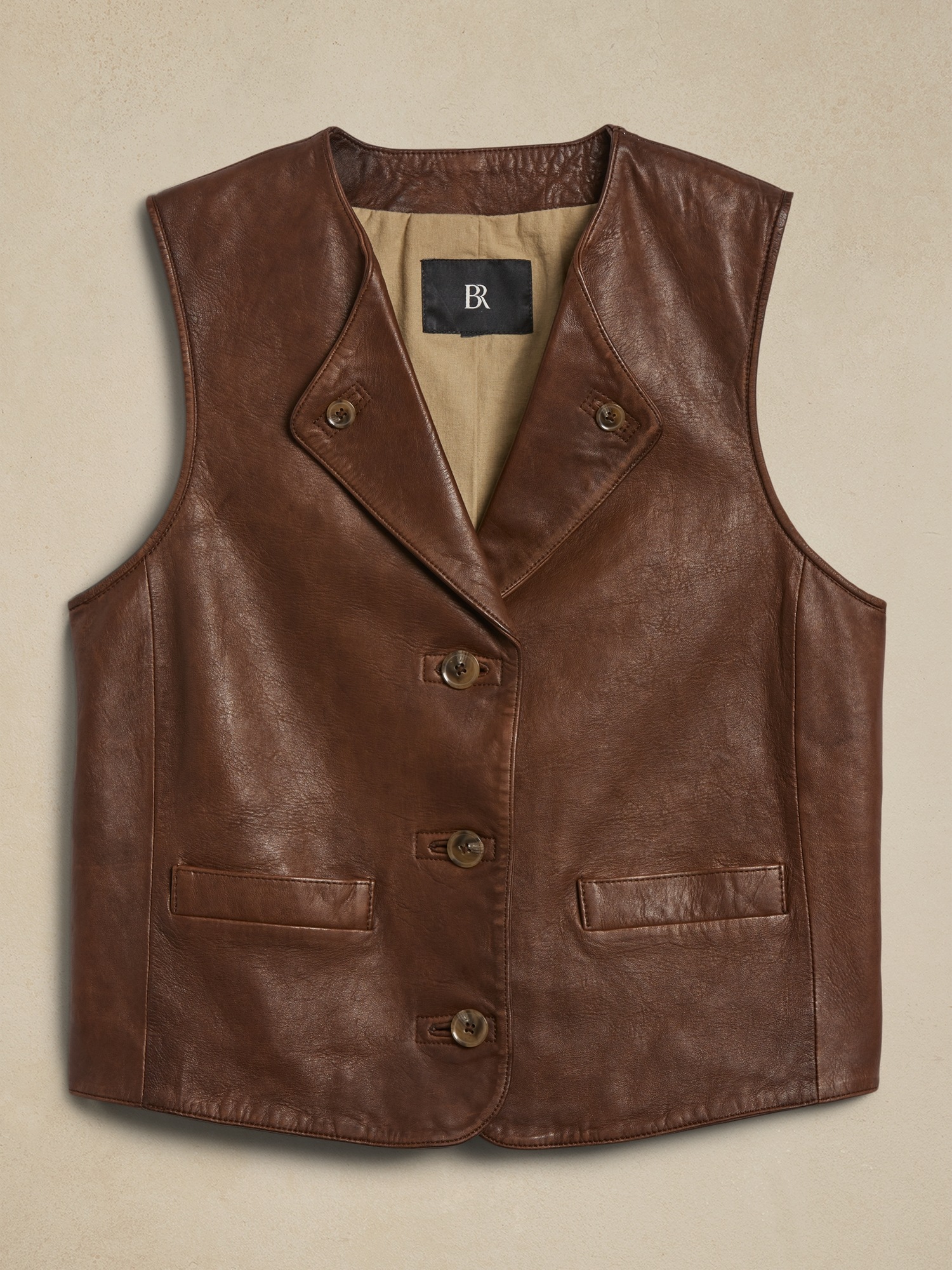 Alaina Leather Vest