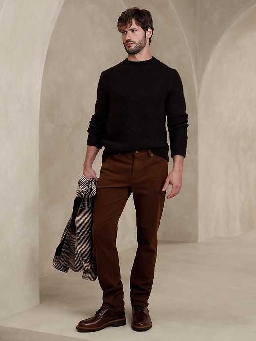 Slim Brushed Traveler Pant