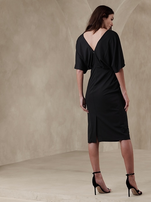 2 of 8 showing, with the color Black of product Soraya Midi Dress