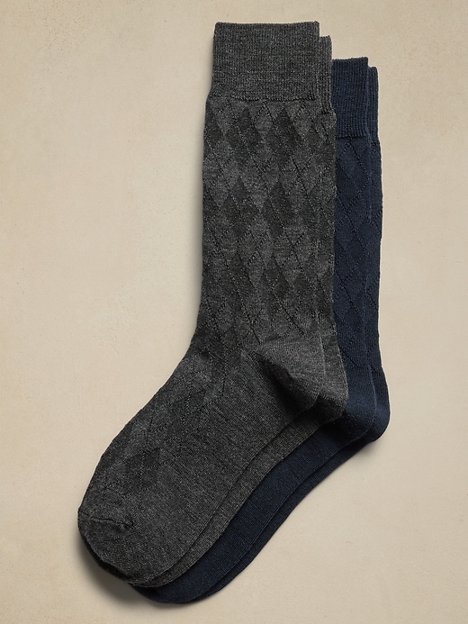 Breathe Merino Sock 2 Pack Banana Republic