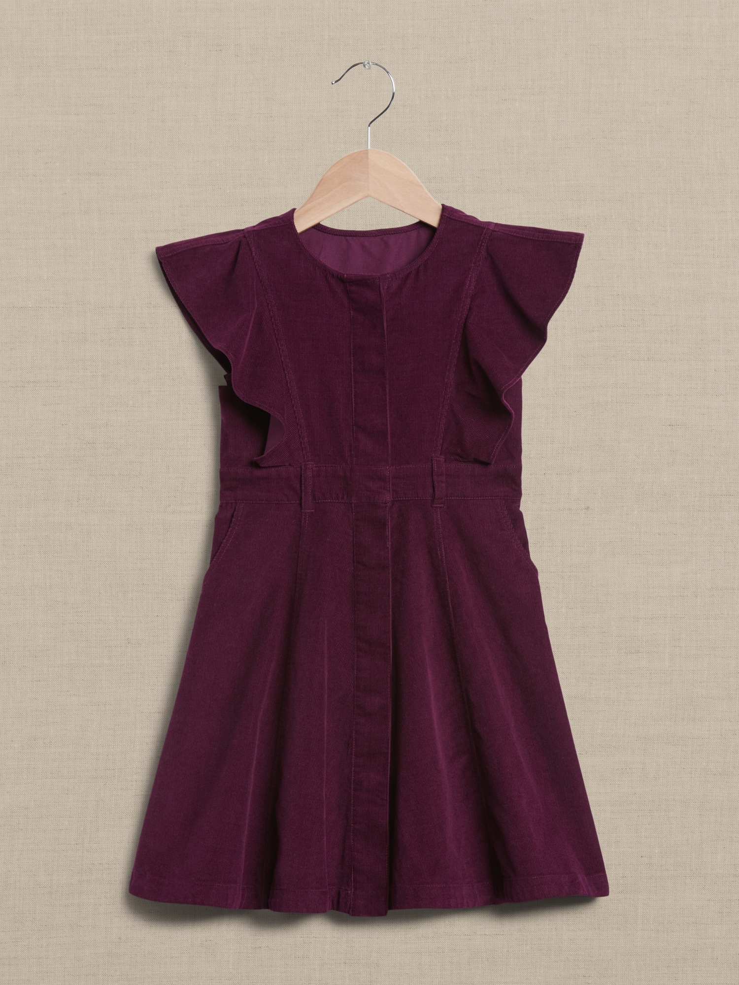 Corduroy Ruffle Dress for Baby + Toddler