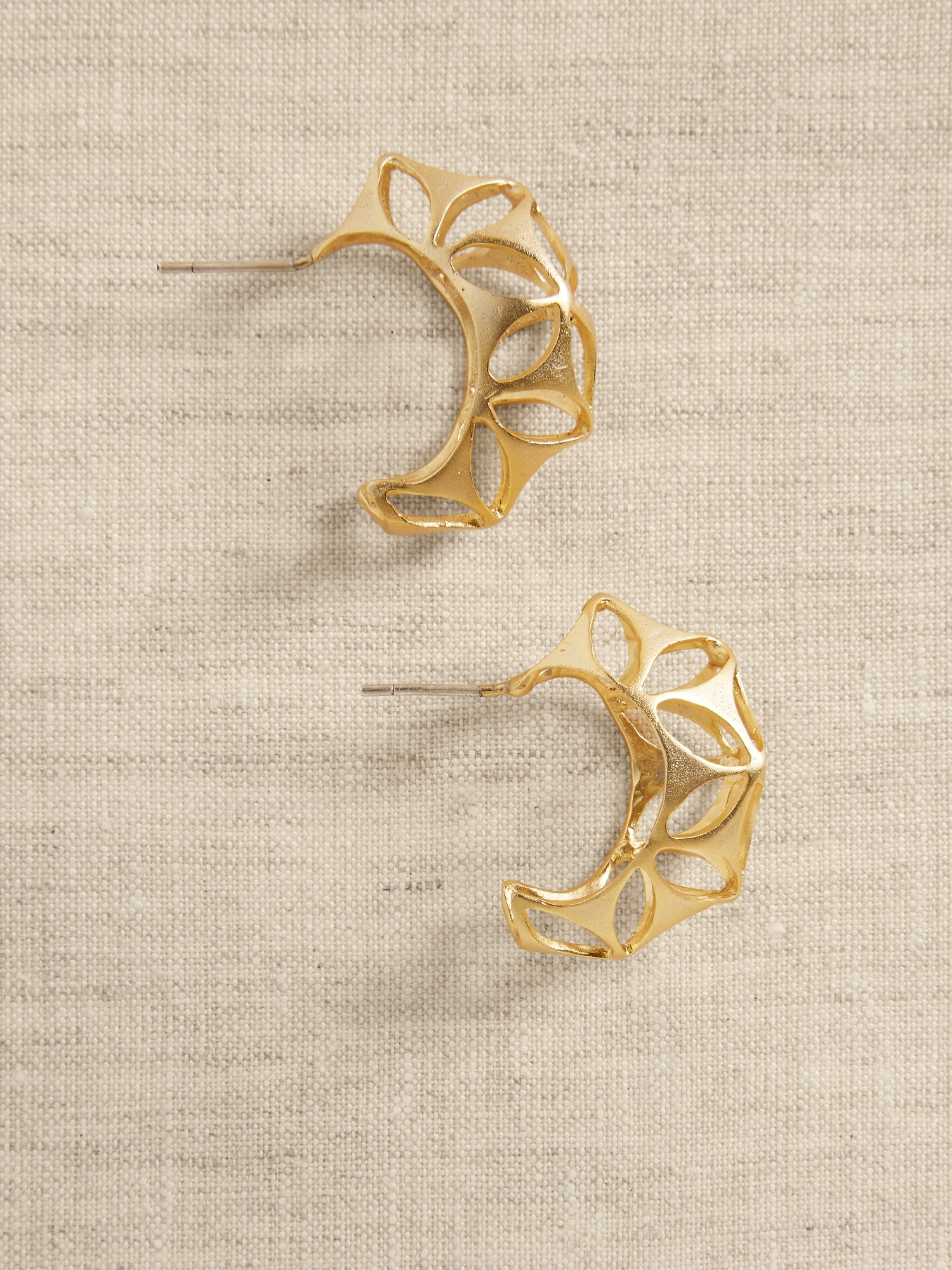 Cabochon Hoop Earrings &#124 Marina Massone