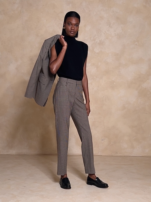 Pantaloni chino Brad color salvia in twill di lyocell stretch | Pellizzari