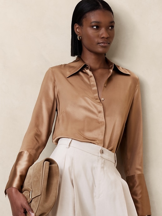 Bliss Silk Shirt | Banana Republic