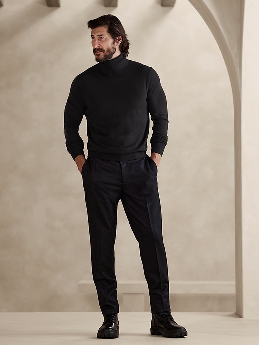 Men's turtleneck shop sweaters banana republic