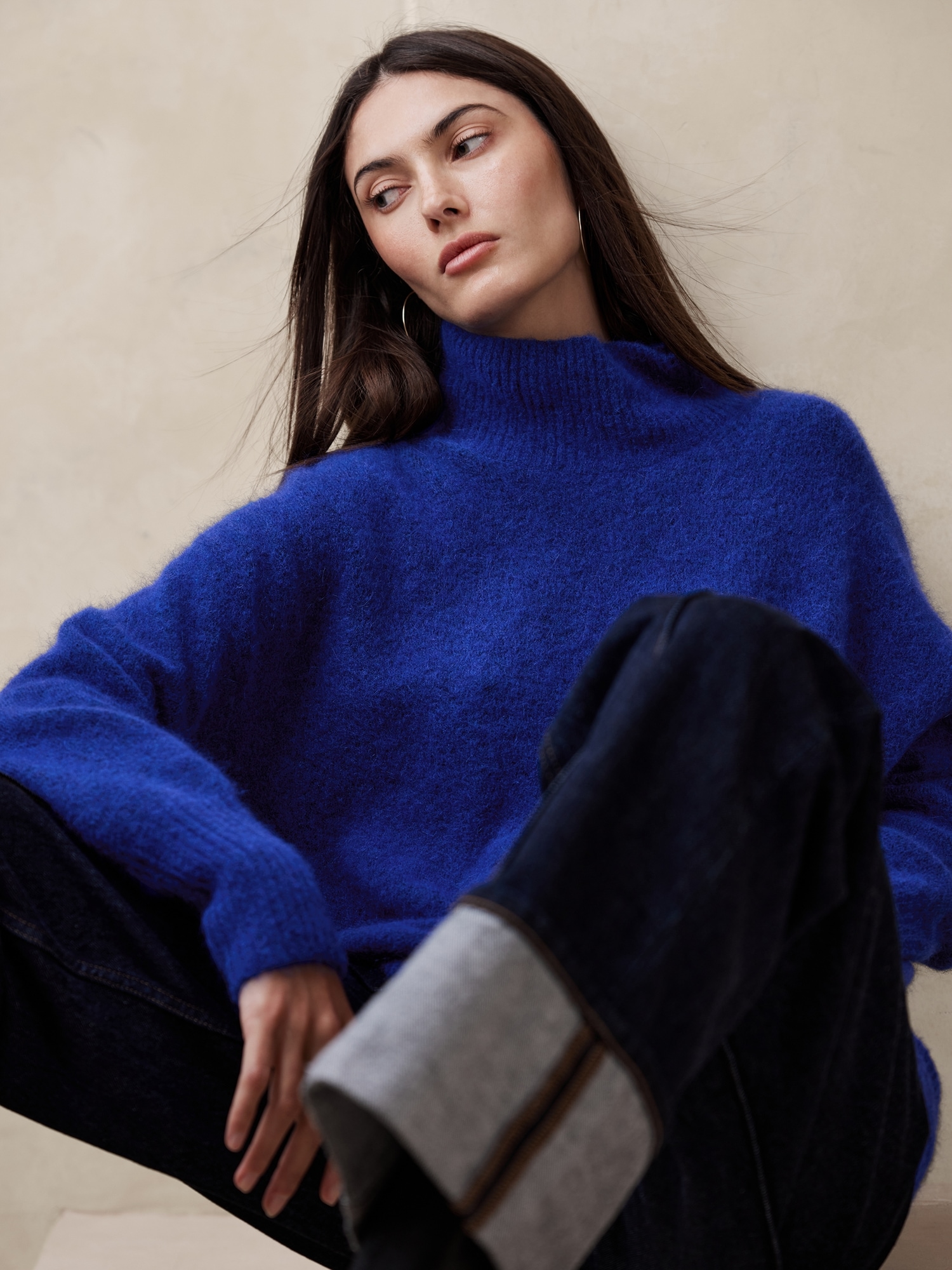 Atiena Alpaca-Blend Sweater