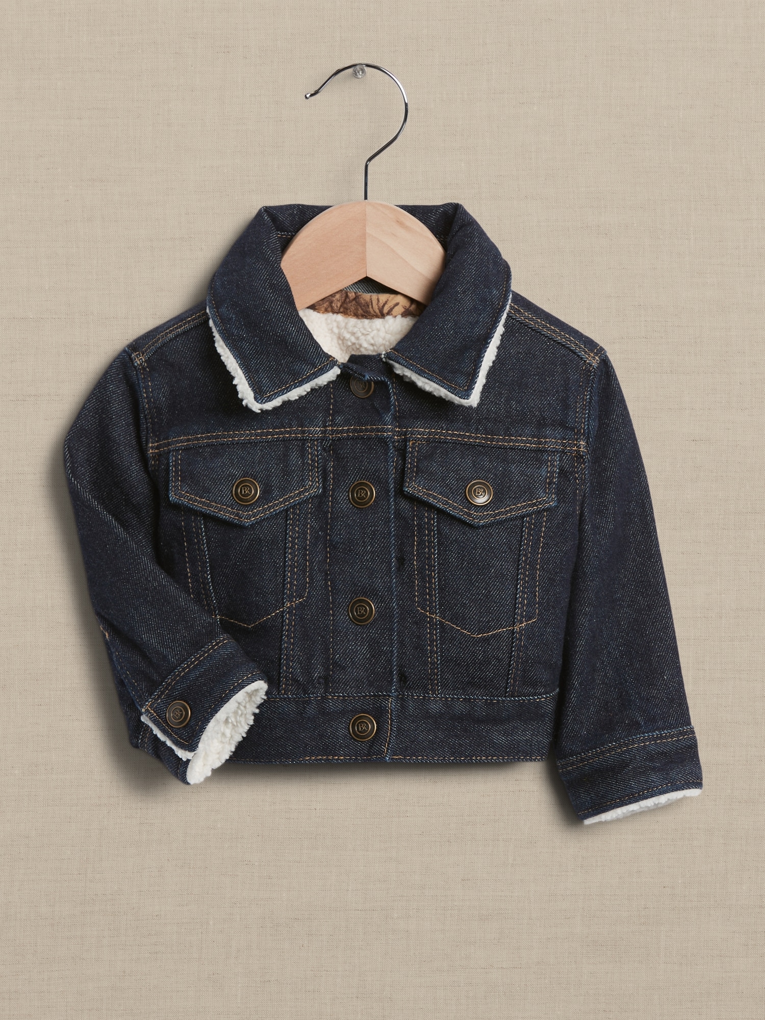 Sherpa Jean Jacket for Baby + Toddler
