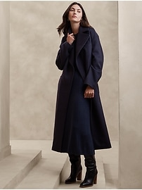 rainmaker｜wrap coat Double-Faced Wrap Coat | Banana Republic