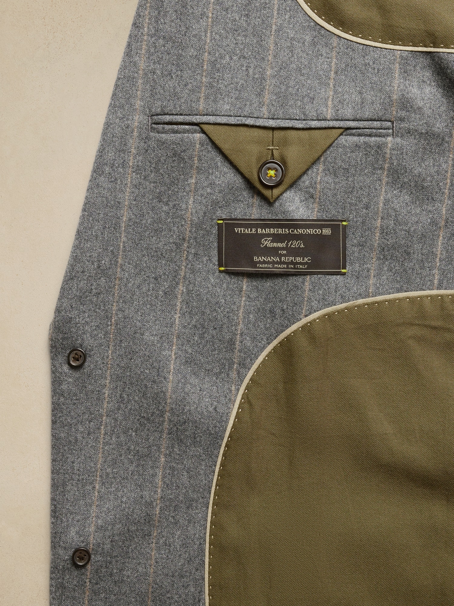 Signature Italian Flannel Suit Jacket | Banana Republic