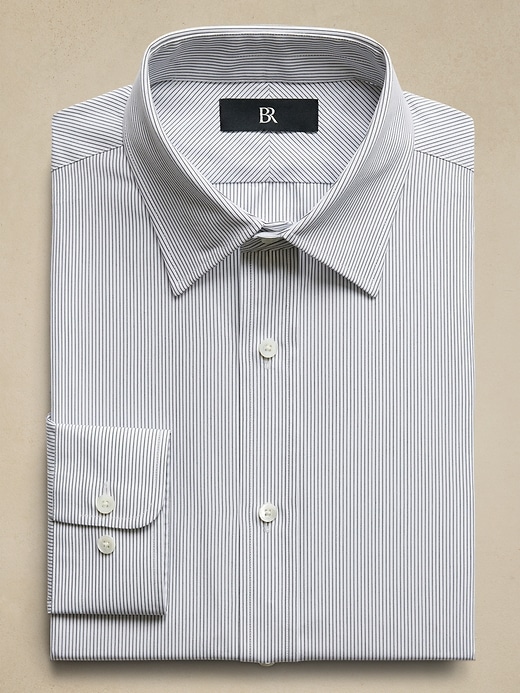 Tailored Slim-Fit Premium Cotton Poplin Dress Shirt | Banana Republic Tailored Slim-Fit Premium Cotton Poplin Dress Shirt | Banana Republic