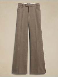 Lido Wide-Leg Italian Wool Pant | Banana Republic