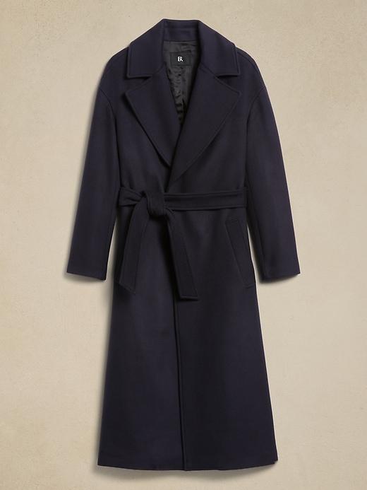 Oversized Wool-Cashmere Wrap Coat | Banana Republic