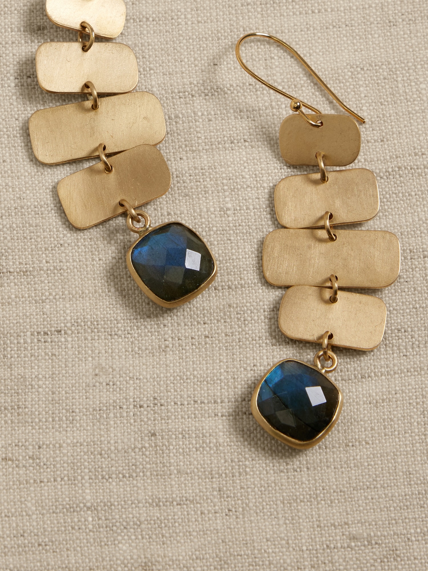 Tile and Stone Earrings &#124 Aureus + Argent