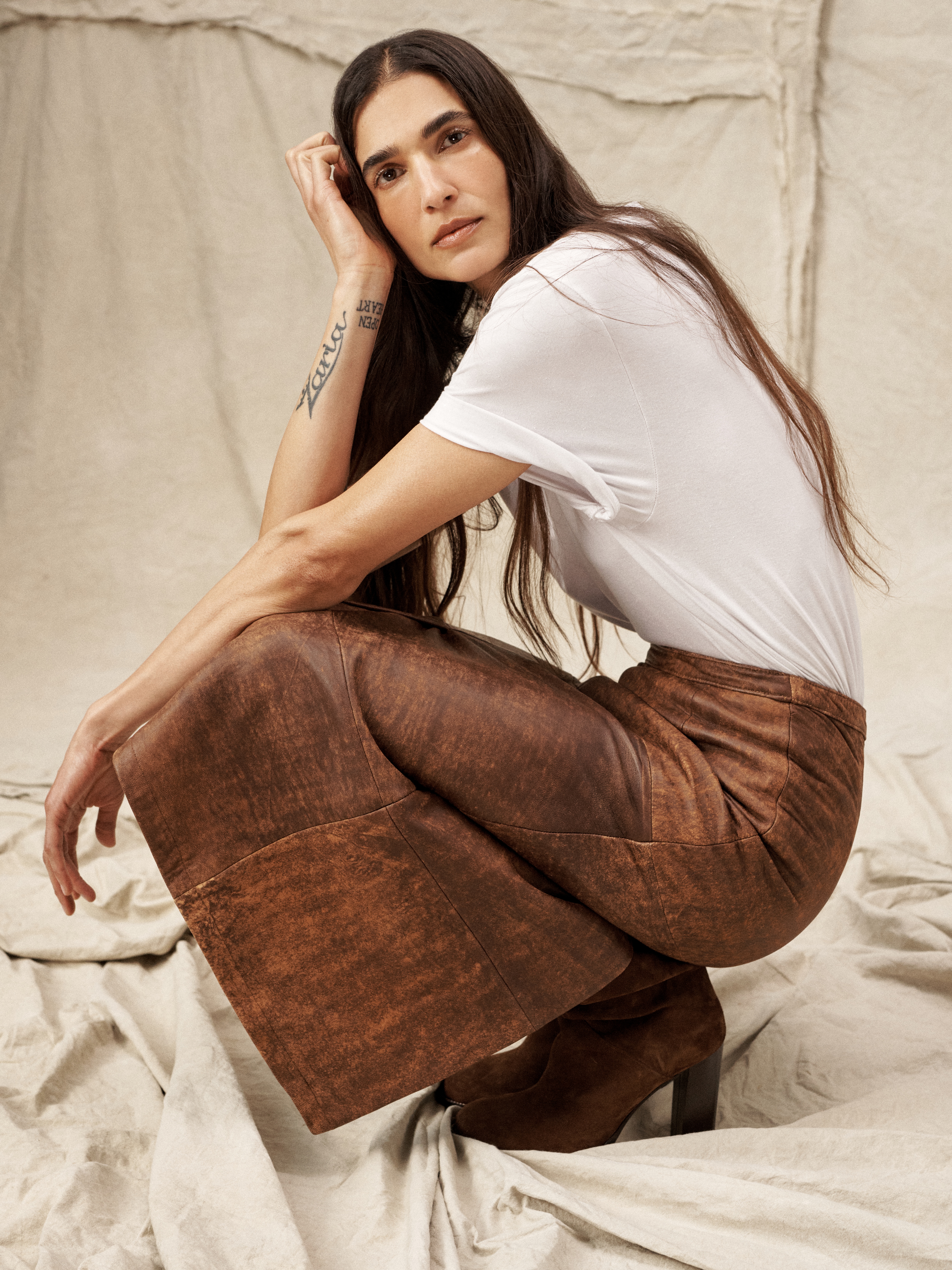 バッグ BANANA REPUBLIC Archive Leather Messeng Vintage Canvas & Leather Messenger Bag | Banana Republic