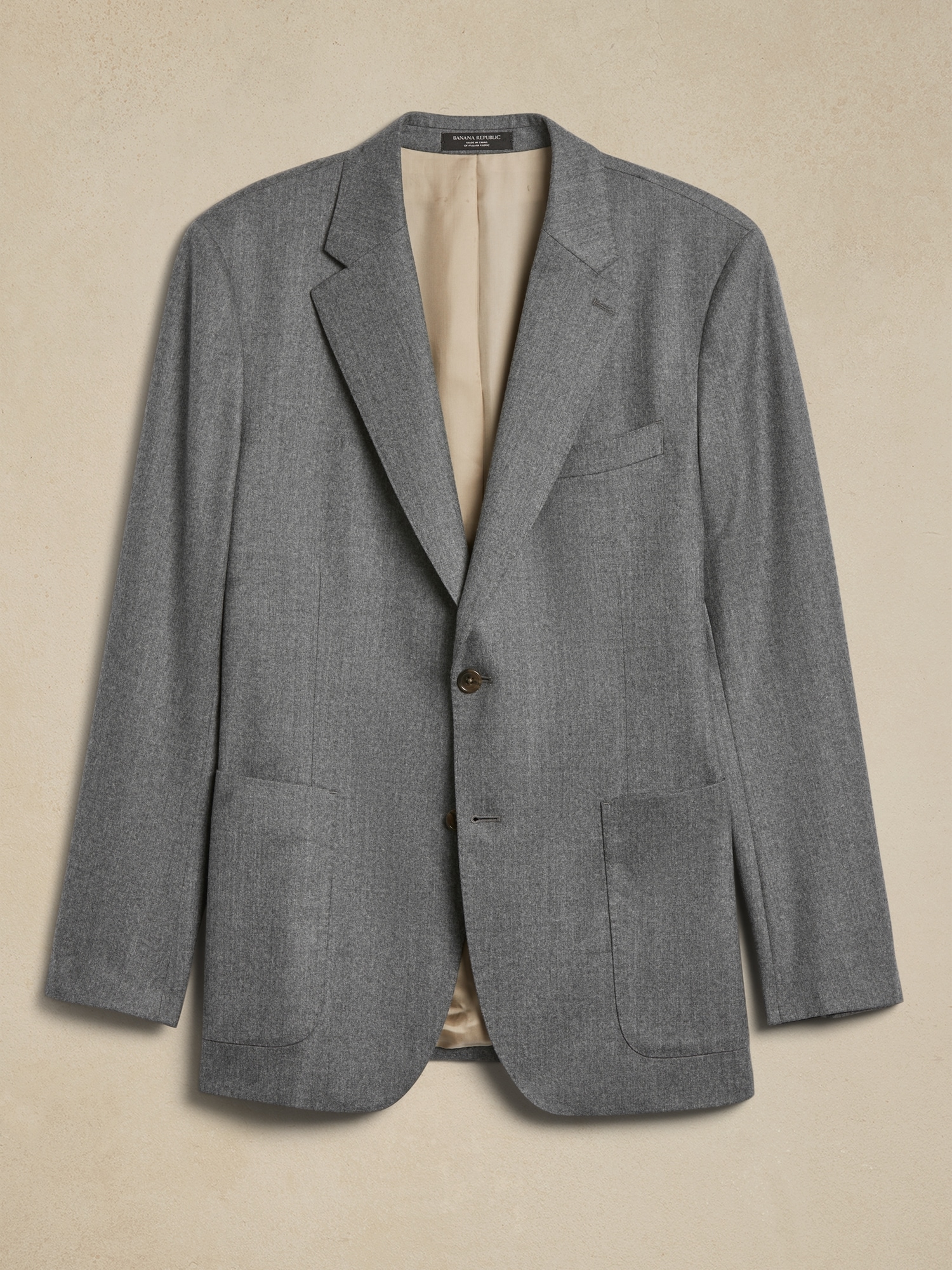 Signature Italian Flannel Suit Jacket