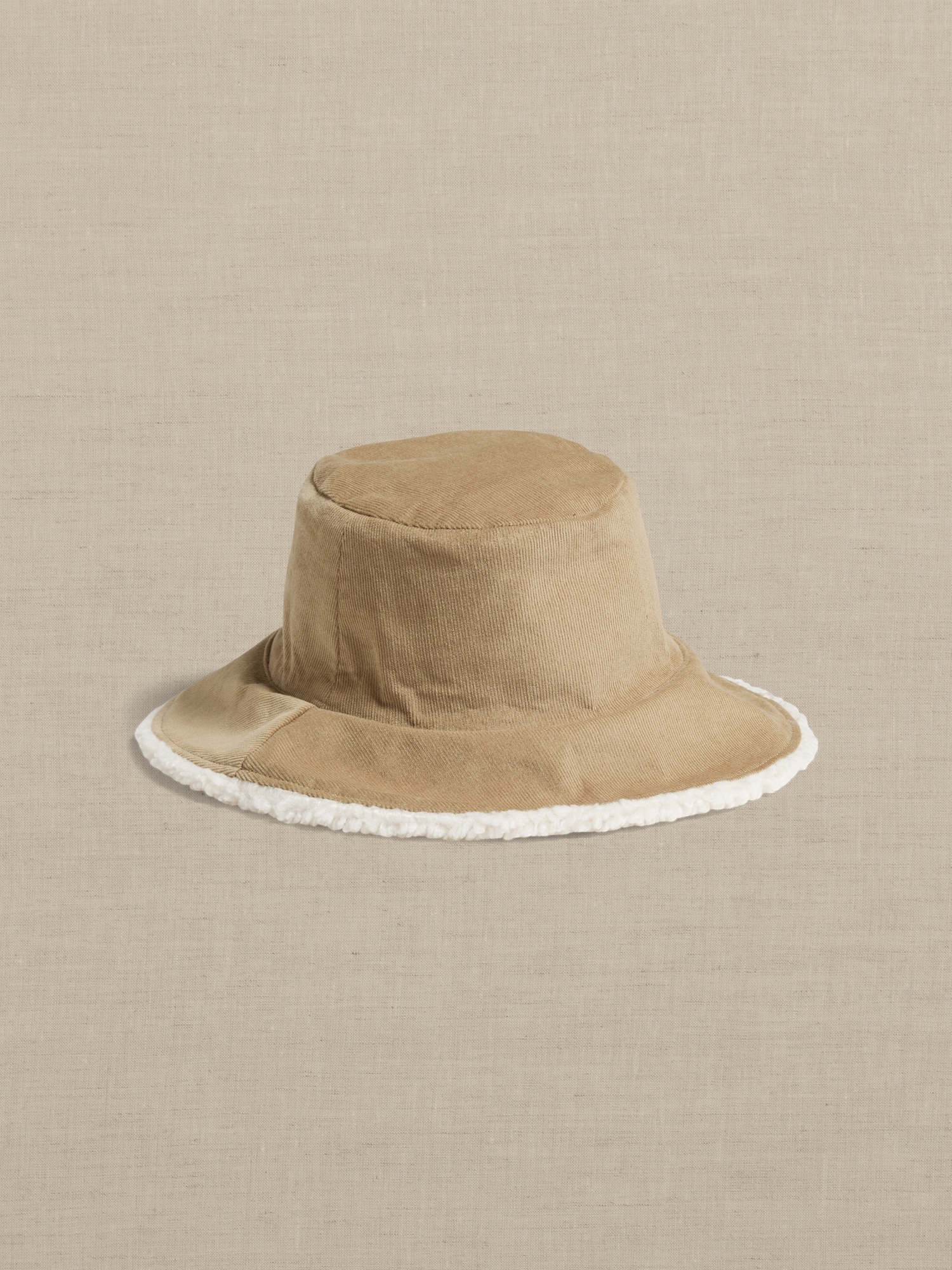 Reversible Shearling Bucket Hat for Baby + Toddler