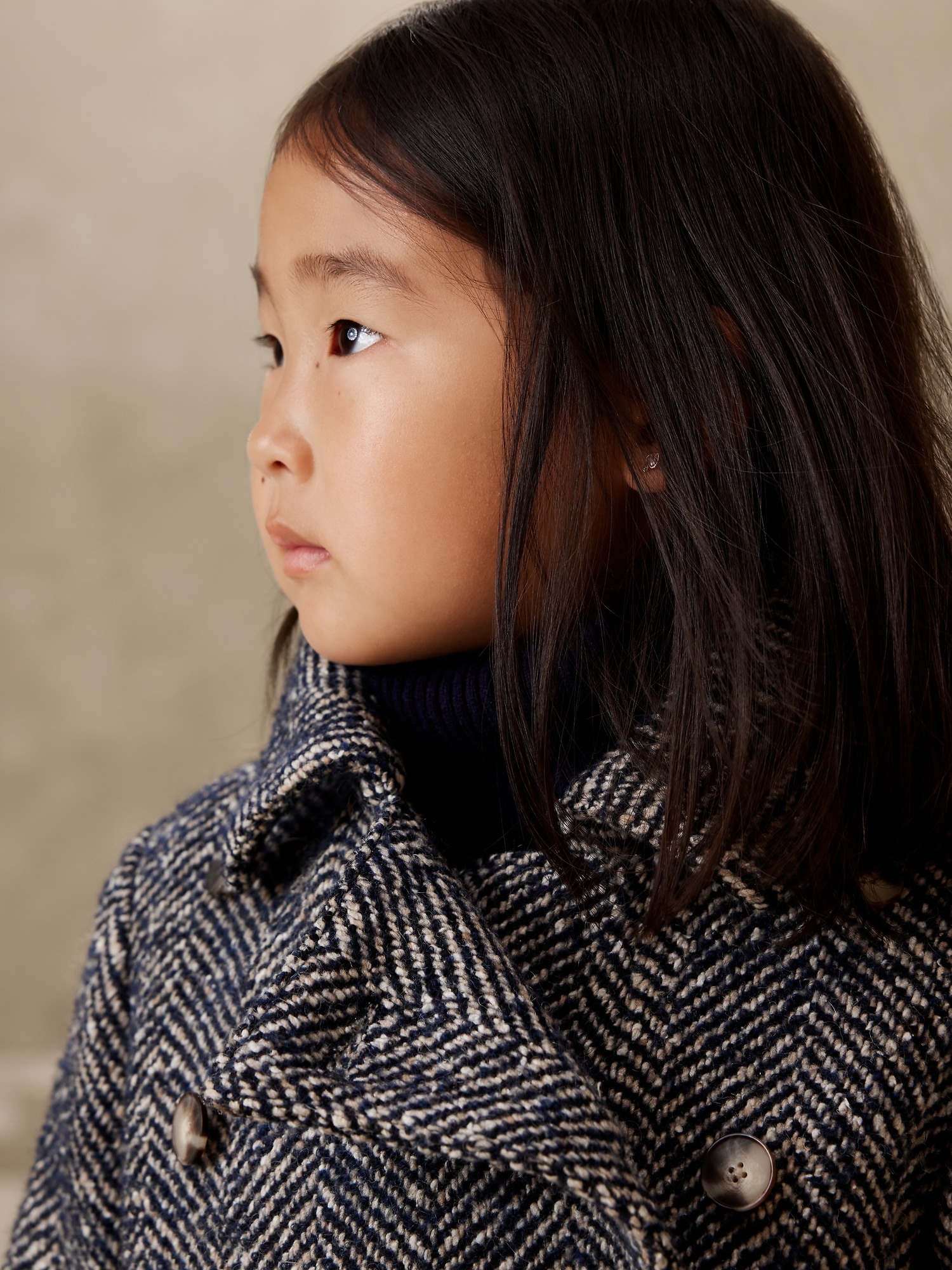 Italian Wool-Blend Great Coat for Toddler
