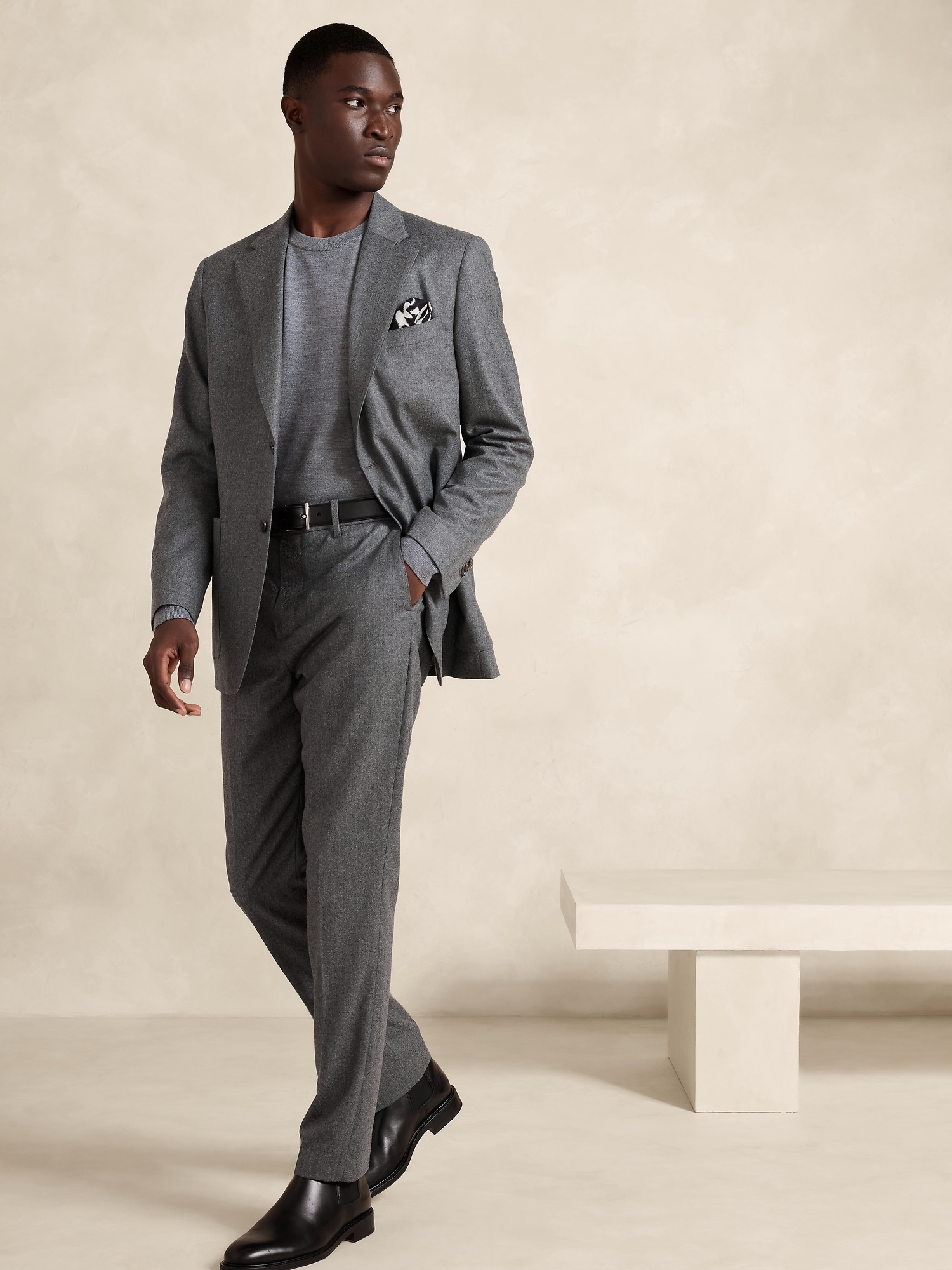 Grey Wool Flannel – Luxire Custom Clothing