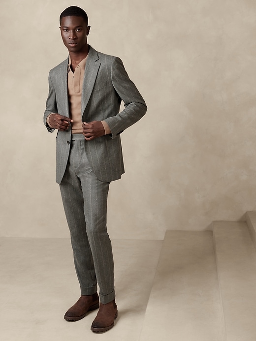 Signature Italian Flannel Suit Pant | Banana Republic