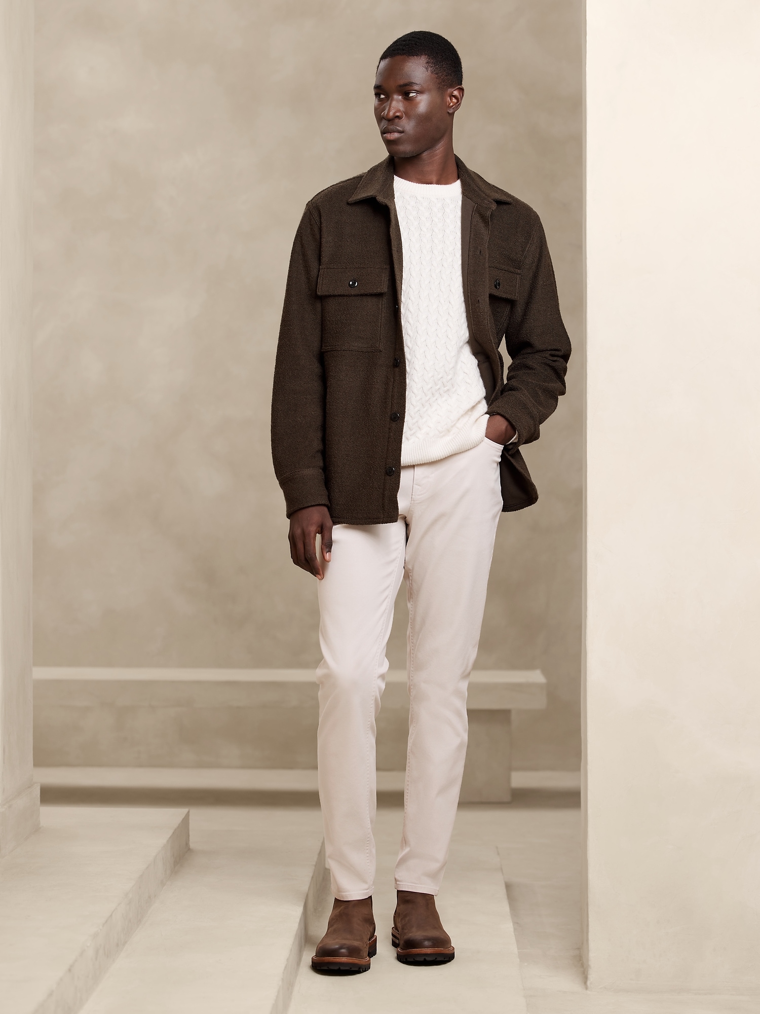 Slim Linen-cotton Traveler Pant – BANANA REPUBLIC | Kuwait Official Store