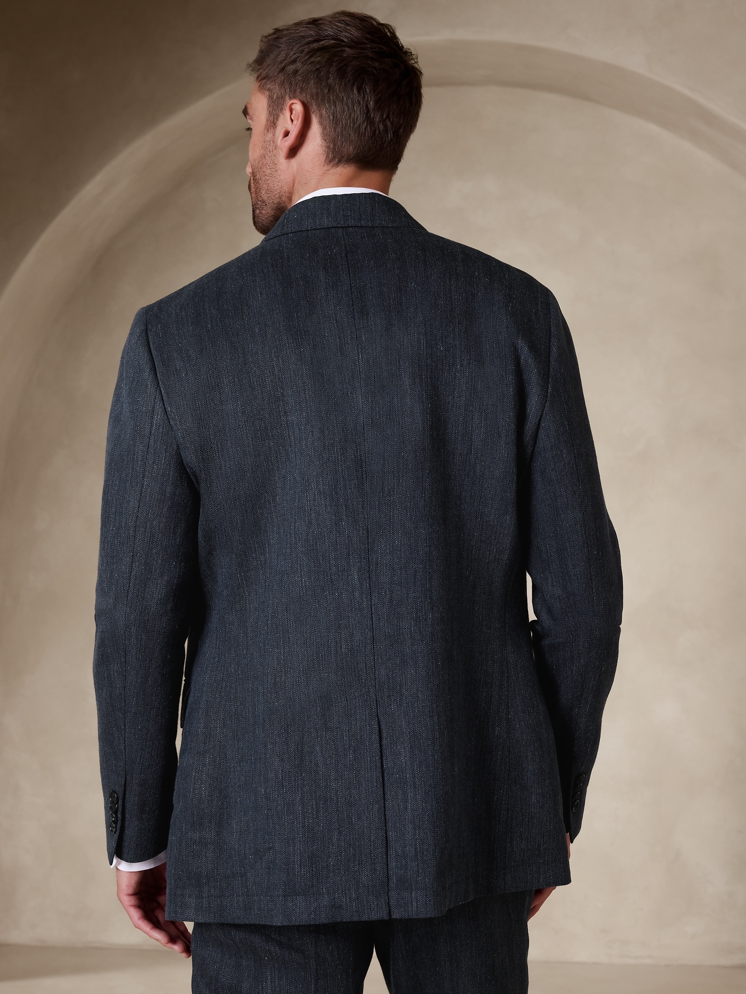 Clark Wool-Linen Suit Jacket | Banana Republic