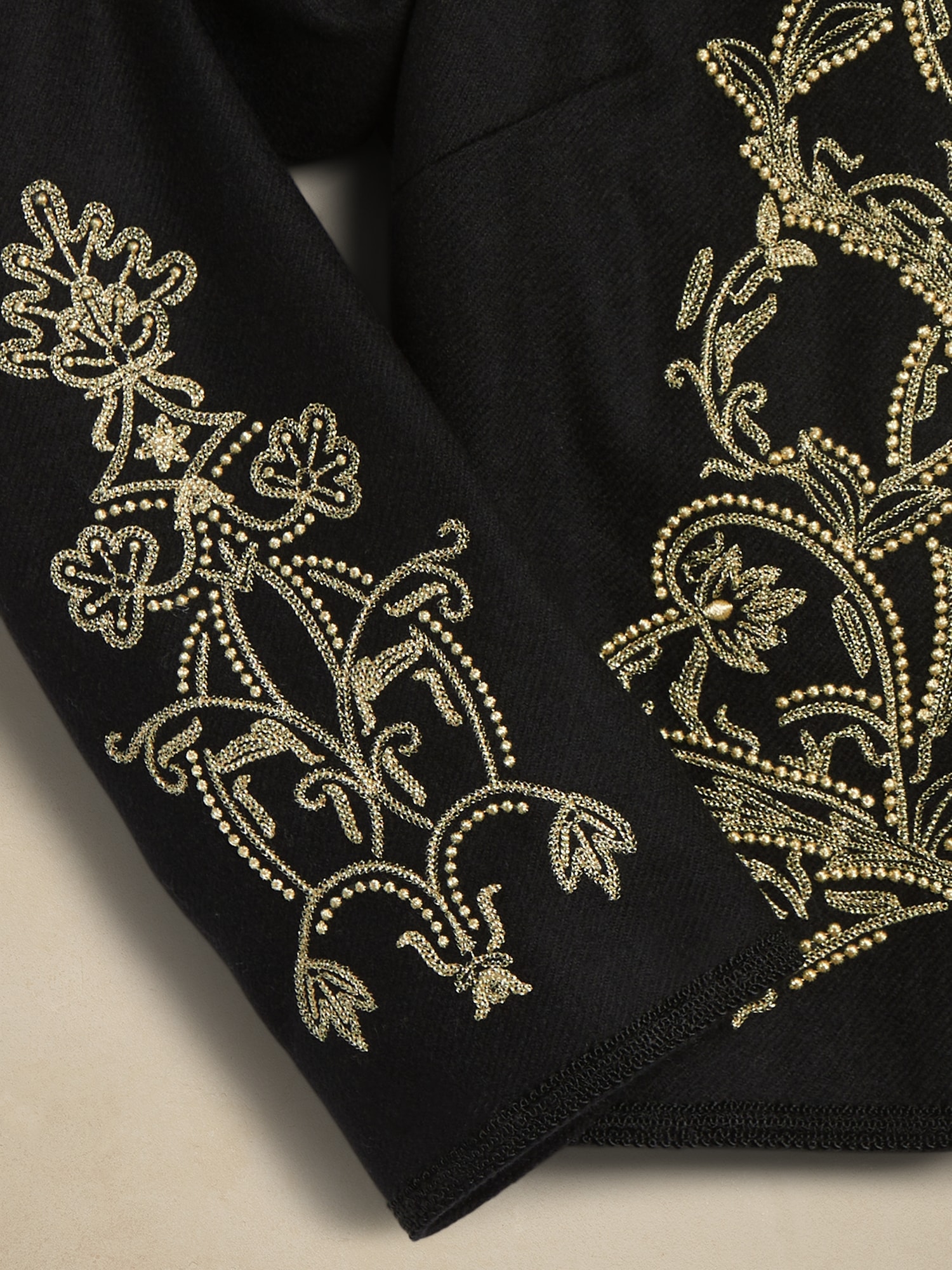 Jadia Embroidered Cropped Jacket