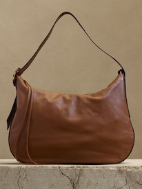 Banana Republic Women's Marrakesh Leather Belt Bag New Cognac Brown One Size