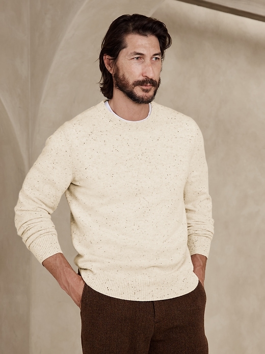 Alta Cashmere Crew-Neck Sweater | Banana Republic