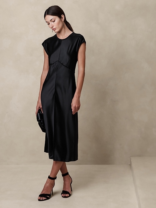 banana republic eclipse silk midi dress NWT Banana Republic silk eclipse midi dress
