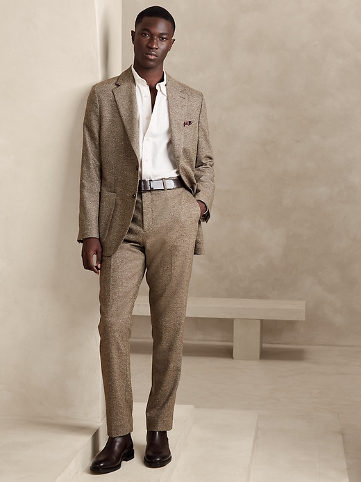 Raffa Italian Tweed Suit Pant | Banana Republic