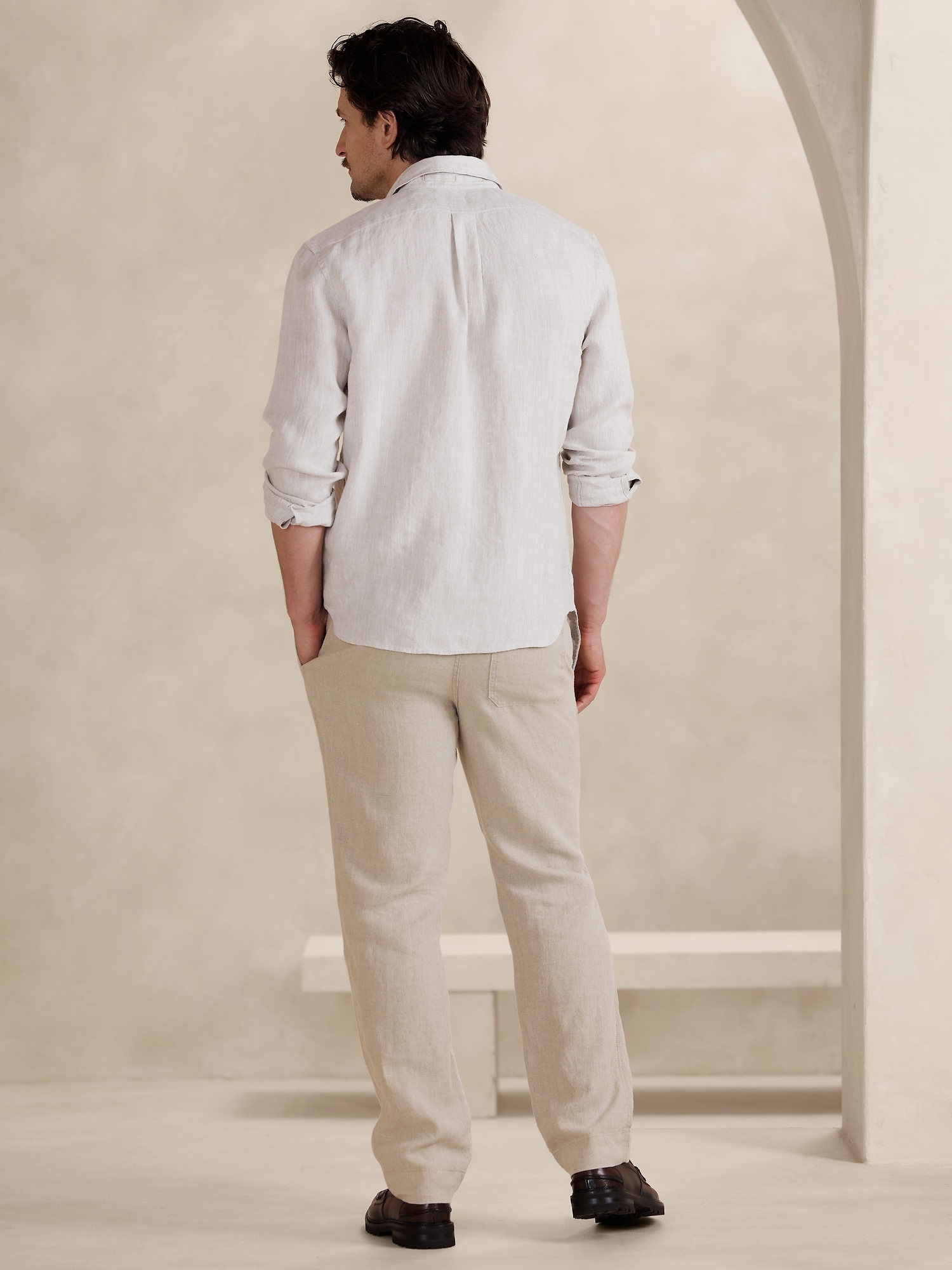 Buy Linen Club Grey Slim Fit Drawstring Trousers for Men's Online @ Tata  CLiQ