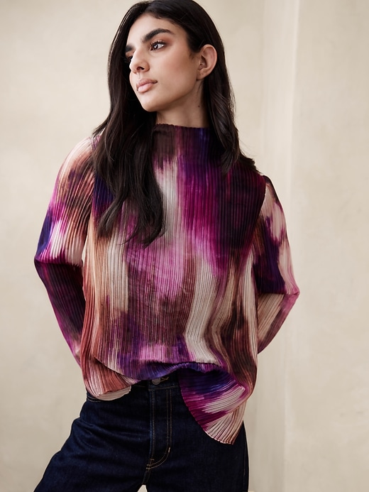 Top Tunique Banana Republic Taille 36 - Noire, Sans Manches, En Rayonne, Occasion Très Bon état