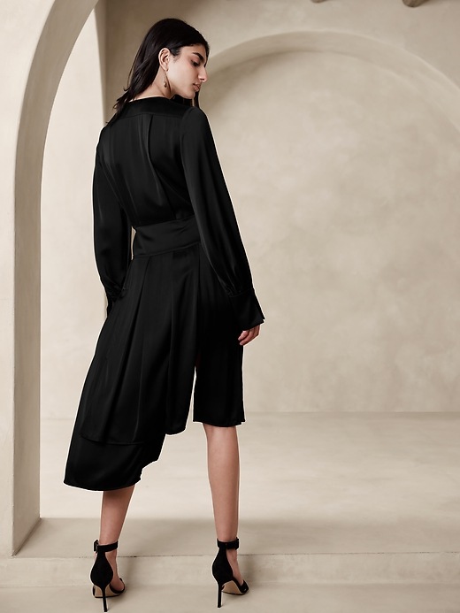 Lydia Asymmetrical Shirtdress | Banana Republic