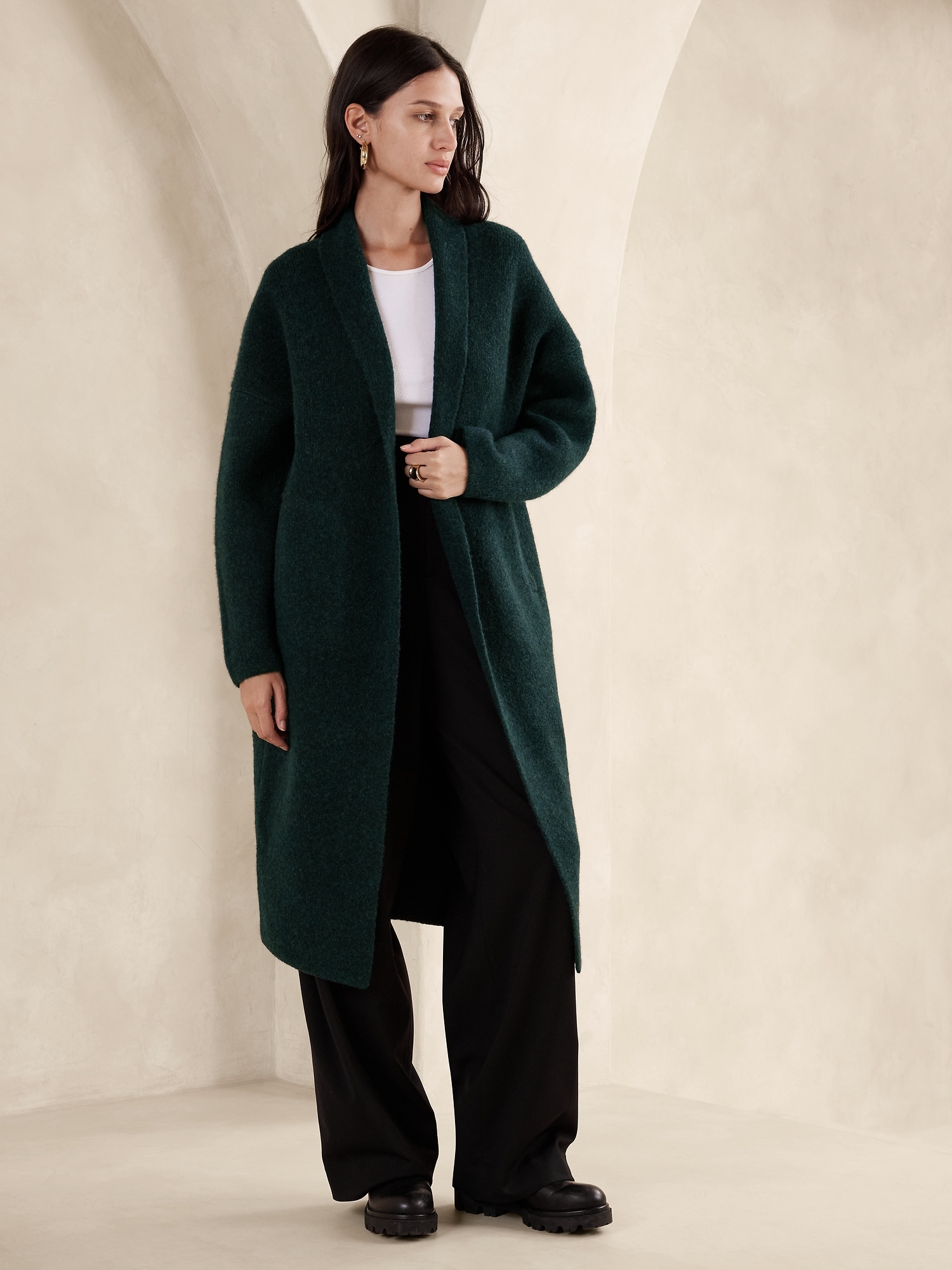 Pura Oversize Wool-Cashmere Wrap Coat