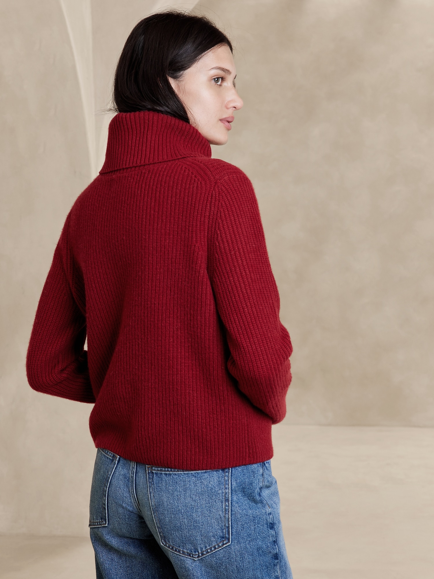 Chiara Cashmere Turtleneck Sweater