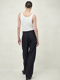 BR x Peter Do Tuxedo Drill Trousers | Banana Republic